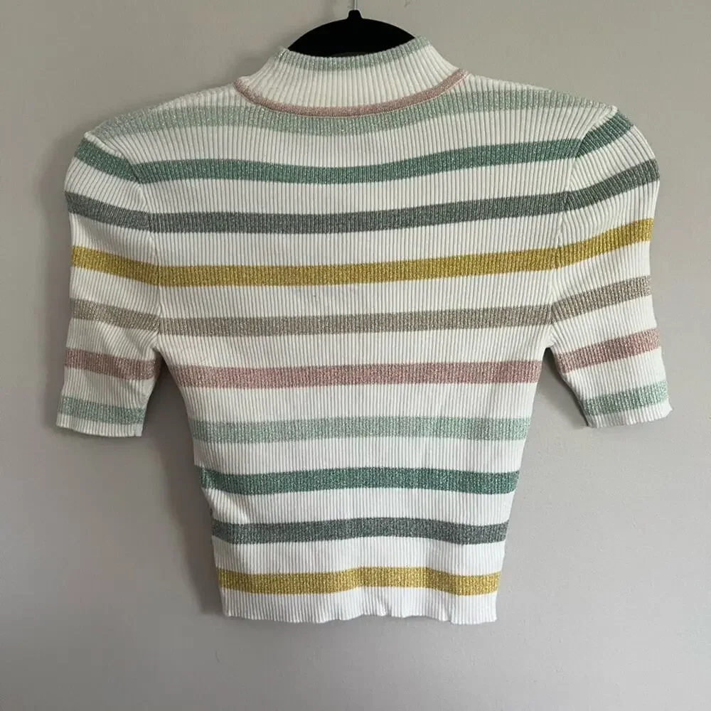 RONNY KOBO Ellenwe Striped Top
